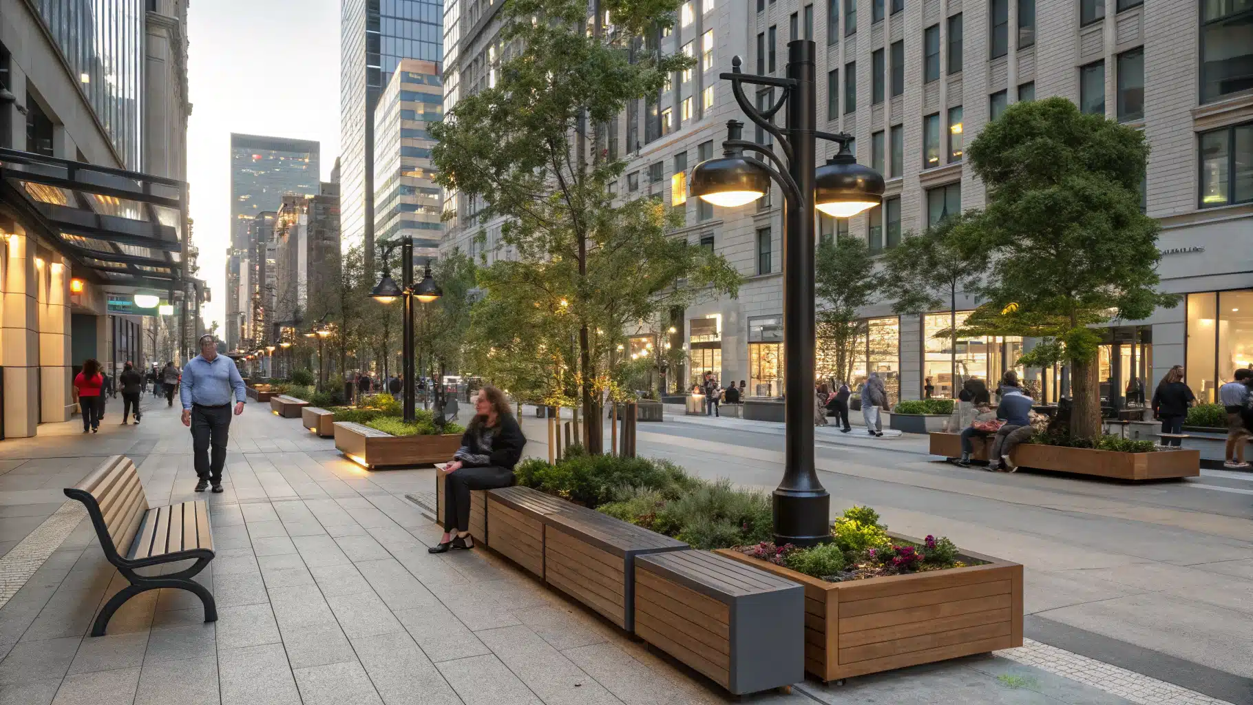 mobilier urbain extérieur